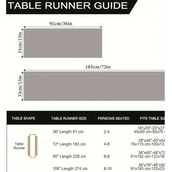 Skull & Roses Table Runner 72"×12" Red Black Goth Rock Match Placemats Halloween - Picture 4 of 4